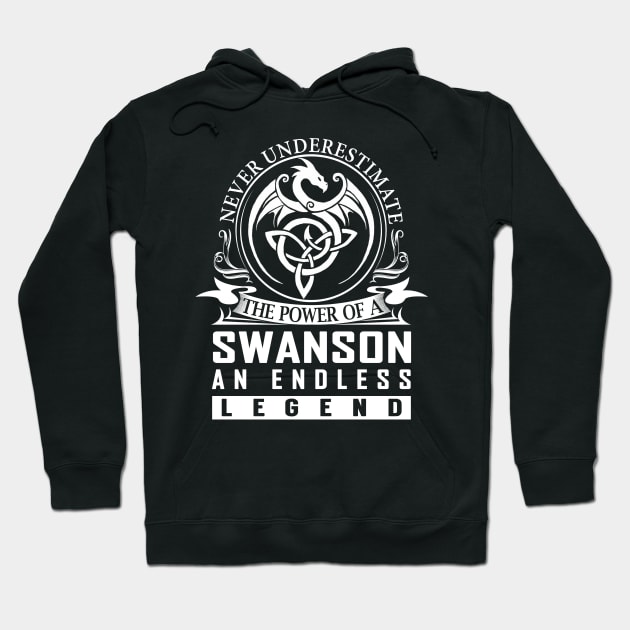 Never Underestimate The Power of a SWANSON Hoodie by RenayRebollosoye